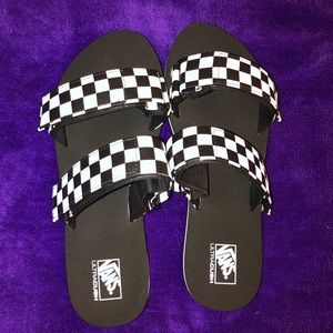 VANS Cayucas Checkerboard Womens Slides